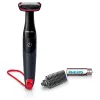TRIMMER PENTRU BARBATI PHILIPS BODYGROOM SERIES 1000 BG105/10, NEGRU | ROSU
