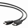 ВИДЕО КАБЕЛЬ CABLEXPERT CC-DP-HDMI-5M, DISPLAYPORT (M) - HDMI (M), 5М, ЧЁРНЫЙ