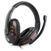 CASTI GAMING GEMBIRD GHS-402, CU FIR, NEGRU/ROSU