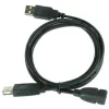 КОММУНИКАЦИОННЫЙ КАБЕЛЬ CABLEXPERT CCP-USB22-AMAF-3, 2AM/AF/USB TYPE-A (F), 0,9М, ЧЁРНЫЙ