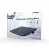 ОХЛАЖДАЮЩАЯ ПОДСТАВКА ДЛЯ НОУТБУКА GEMBIRD NBS-1F15-03, 15", ЧЁРНЫЙ
