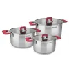 НАБОР КАСТРЮЛЬ RONDELL RDS-940, 5,2Л, 24СМ, НЕРЖАВЕЮЩАЯ СТАЛЬ