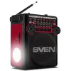 RADIO PORTABIL SVEN SRP-355, NEGRU/ROSU