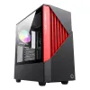 CARCASA PC GAMEMAX CONTAC COC, MIDI-TOWER, ATX, NEGRU/ROSU