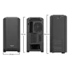 CARCASA PC BE QUIET! SILENT BASE 601 WINDOW, MIDI-TOWER, ATX PS2 , NEGRU