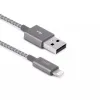 CABLU INCARCARE SI SINCRONIZARE MOSHI IPHONE LIGHTING USB CABLE, USB TYPE-A/LIGHTNING, 1,2M, GRI