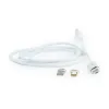 CABLU INCARCARE SI SINCRONIZARE CABLEXPERT CC-USB2-AMUCMM-1M, USB TYPE-A/MICRO USB, TYPE-C, LIGHTING, 1M, ARGINTIU