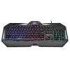TASTATURA QUMO SPIRIT, CU FIR, NEGRU