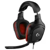 CASTI GAMING LOGITECH G332, CU FIR, NEGRU/ROSU