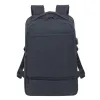 РЮКЗАК ДЛЯ НОУТБУКА RIVACASE BISCAYNE, 17.3", ПОЛИЭСТЕР, ЧЁРНЫЙ