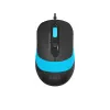 MOUSE A4TECH FM10, NEGRU/ALBASTRU