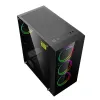CARCASA PC GAMEMAX DRACO XD, MIDI-TOWER, ATX, NEGRU