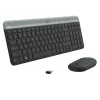 SET TASTATURA + MOUSE LOGITECH MK470, FARA FIR, NEGRU