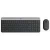 SET TASTATURA + MOUSE LOGITECH MK470, FARA FIR, NEGRU