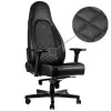 ИГРОВОЕ КРЕСЛО NOBLECHAIRS ICON, ИСКУССТВЕННАЯ КОЖА, ЧЁРНЫЙ