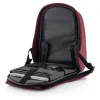 RUCSAC PENTRU LAPTOP BOBBY HERO REGULAR, 15.6", PIELE ARTIFICIALA, ROSU