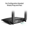 ROUTER FARA FIR TP-LINK TL-MR100, 4G, NEGRU