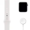 CEAS INTELIGENT APPLE WATCH SERIES 6 GPS MG283, 40MM, CARCASA DIN ALUMINIU CU BANDA SPORT ALBA