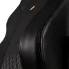 ИГРОВОЕ КРЕСЛО NOBLECHAIRS HERO, НАТУРАЛЬНАЯ КОЖА, ЧЁРНЫЙ