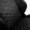 ИГРОВОЕ КРЕСЛО NOBLECHAIRS HERO, ИСКУССТВЕННАЯ КОЖА, ЧЕРНЫЙ/БЕЛЫЙ