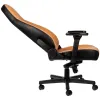 ИГРОВОЕ КРЕСЛО NOBLECHAIRS ICON, НАТУРАЛЬНАЯ КОЖА, КОНЬЯЧНЫЙ/ЧЕРНЫЙ