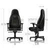 ИГРОВОЕ КРЕСЛО NOBLECHAIRS ICON, ИСКУССТВЕННАЯ КОЖА, ЧЕРНЫЙ/ЗОЛОТОЙ