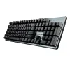 TASTATURA GAMEMAX KG901, CU FIR, NEGRU
