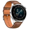 УМНЫЕ ЧАСЫ HUAWEI WATCH 3, 46ММ, КОРПУС STAINLESS STEEL С КОРИЧНЕВЫМ КОЖАНЫМ РЕМЕШКОМ