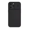 HUSA NILLKIN IPHONE 13 PRO MAX, CAMSHIELD SILKY SILICONE, ELEGANT BLACK