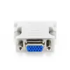 ВИДЕОАДАПТЕР CABLEXPERT A-DVI-VGA, DVI-I (M) - VGA D-SUB (F), БЕЛЫЙ