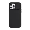 HUSA NILLKIN IPHONE 13 PRO, CAMSHIELD SILKY SILICONE, ELEGANT BLACK