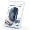 MOUSE WIRELESS GEMBIRD MUSW-4B-03-B, NEGRU/ALBASTRU
