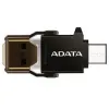 CITITOR DE CARDURI ADATA ACMR3PL-OTG-RBK, USB TYPE-C, USB TYPE-A, NEGRU