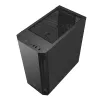 CARCASA PC GAMEMAX FORTRESS TG, MIDI-TOWER, ATX, NEGRU