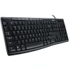 TASTATURA LOGITECH K200, CU FIR, NEGRU