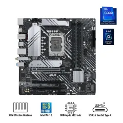 Материнская плата ASUS PRIME B660M-A D4, LGA1700, Intel B660, Micro-ATX