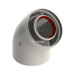 Отвод (алюм.), коаксиальный 45° 60/100 Protherm