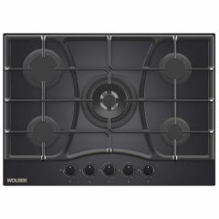 Варочная газовая поверхность Wolser  WL-F 6402 GT IC 70  Black