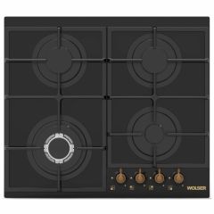 Plita de gaz incorporabila Wolser WL- 6400 Black Rustic V