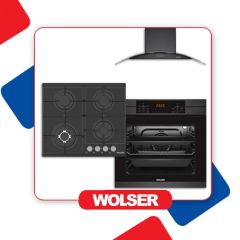 SET bucatarie WOLSER Black 123846/122447/120524