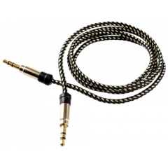 Cable jack 3.5mm, 1m, Tellur Golden  TLL311001