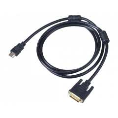 Cable HDMI M to DVI M  1.8m golden-plated, Black AKYGA  AK-AV-11