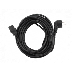 Power cord - 10m - GEMBIRD PC-186-VDE-10M, Schuko input / C13 output, VDE approved, Black