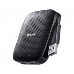 TP-Link UH400, USB 3.0 Hub, 4 ports, mini-size, built-in USB connector cable