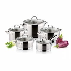780210 Set cratite inox PRESIDENT, 10 piese