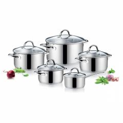 716410 Set cratite inox AMBITION, 10 piese
