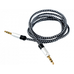 Cable jack 3.5mm, 1m, Tellur Silver  TLL311011