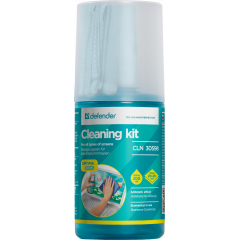 Defender LCD/TFT Cleaner + Microfiber cleaning cloth,200ml  (CLN-30598)