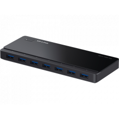 TP-Link UH700, USB3.0 Hub, 7 ports, rate of up to 5Gbps, Black, with External Power Adapter