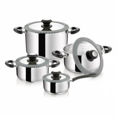 727908 Set cratite inox SmartCOVER, 8 piese